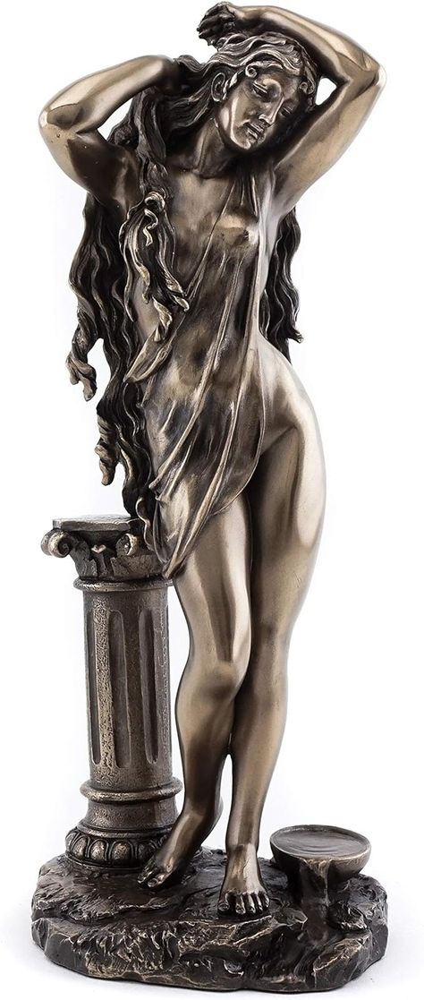 Aphrodite Goddess Statue, Venus Mythology, Aphrodite Goddess, Deer Statues, Goddess Sculpture, Beautiful Angels Pictures, Roman Goddess, Greek Mythology Art, Goddess Statue