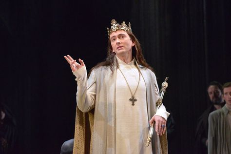 David Tennant in Richard II  Coming to BAM Brooklyn, NYC from March 24th  (Photo by Keith Pattison via BAM) Rose And The Doctor, Shakespeare Theatre, Richard Ii, Royal Shakespeare Company, Shakespeare Plays, Theatre Stage, King Richard, Michael Sheen, When He