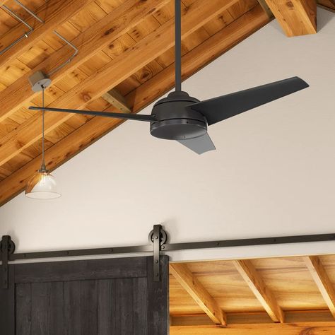 Hunter Fan Trimaran 52'' Ceiling Fan & Reviews | Wayfair Ceiling Fan Without Light, Hunter Ceiling Fans, Indoor Fans, 52 Inch Ceiling Fan, Bronze Ceiling, Painted Fan, Hunter Fans, Room Fan, Ceiling Fans Without Lights