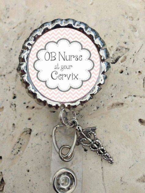 OB Nurse Ob Nurse, Nursing Fun, Labor Delivery Nursing, Labor Nurse, Ob Nursing, Nurse Midwife, Medical Badge, Nurse Rock, Nurse Stuff