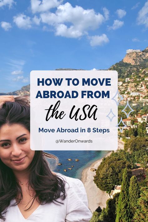 How To Move Abroad from the USA: Expat Life Abroad Best Countries For American Expats, Expat Life Living Abroad, Retire Abroad, Working Abroad, Live Abroad, International Move, Moving Abroad, I Want To Leave, Moving To The Uk