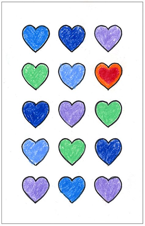 Focal Point Valentines Art Lessons, Focal Point Art, Point Art, Class Art Projects, Valentine Art Projects, 3rd Grade Art, Art Projects For Kids, Classroom Art Projects, Elements And Principles