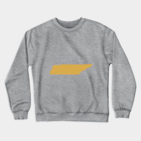 The State of Tennessee Wrapped in Vanderbilt Gold -- Choose from our vast selection of crewneck sweatshirts to match with your favorite design to make the perfect custom graphic crewneck sweatshirt. Pick your favorite: Crewneck Sweatshirt or Lightweight Crewneck Sweatshirt. Customize your color! For men and women. State Of Tennessee, Graphic Crewneck Sweatshirt, Tennessee, Crew Neck Sweatshirt, The Selection, Gold, Color, Design