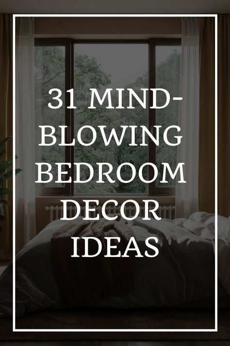 31 Mind-Blowing Bedroom Decor Ideas Nice Room Decor Ideas, Cheap Bedroom Remodel, Bedroom Accent Pieces, Unusual Bedroom Decor, Rich Looking Bedroom Ideas, Bedroom Unique Ideas, Boring Bedroom Makeover, Shop Bedroom Decor, Decorative Pillows On Bed Ideas