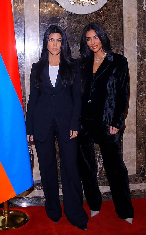 Kardashians In Armenia, Kim Kardashian Suit Outfit, Kourtney Kardashian And Kim Kardashian, Kourtney And Kim Kardashian, Kim Kardashian In Armenia, Kim Kardashian Armenia, Kim Kardashian Suit, Kardashian Armenia, Kim Kardashian Lawyer