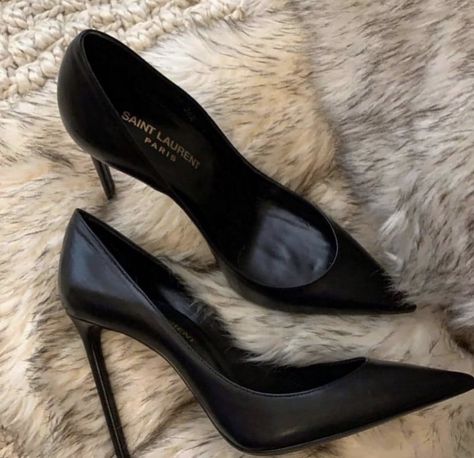 Saint Laurent Heels, Heels Aesthetic, Shoes Aesthetic, Dr Shoes, Fashion Shoes Heels, Shoes Heels Classy, Classy Shoes, Heels Classy, Fancy Shoes