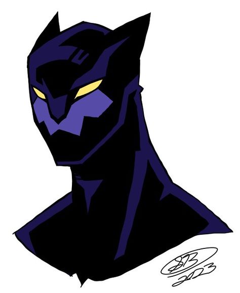 Black Panther Doodle, Panther Doodle, Black Panther Fanart, Spencer Blair, Black Panther Suit, Old Character, Character Fanart, Marvel Collection, Super Suit