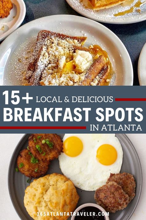 Ready to for some delicious breakfast in Atlanta? Let’s take a walk on the sunny side of the street for omelets, crepes and classic southern plates. Here are 15+ of our favorite (and local!) Atlanta breakfast spots! How do you like your eggs? Atlanta Breakfast, Atlanta Travel, Atlanta Food, Georgia Vacation, Classic Southern, Delicious Breakfast, Take A Walk, Kids Activities, Yummy Breakfast