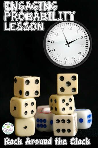 Probability Lesson for Middle School Math Math Probability, Probability Lessons, Probability Games, Probability Activities, Simple Probability, Probability Math, Rock Around The Clock, Middle School Math Classroom, Summer Math