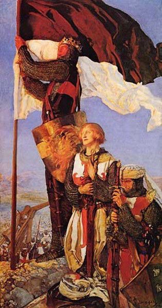 The Crusaders Sighting Jerusalem Edwin Austin Abbey, Pre Raphaelite Art, Pre Raphaelite, Medieval History, Wow Art, European History, Arte Animal, Medieval Art, Crusades