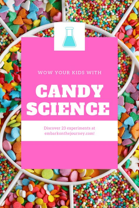 Candy Science Projects 4th Grade Science Fair Projects, Candy Science Experiments, Homeschool Science Experiments, Candy Science, Toddler Science Experiments, Engineering Activities, Homeschool Projects, Science Crafts, Elementary Lesson Plans