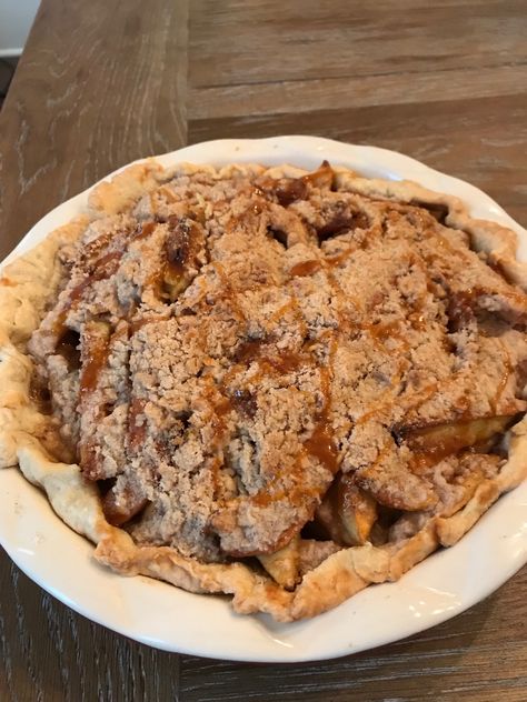 Deep Dish Caramel Apple Pie Spicy Apple Pie, Deep Dish Caramel Apple Pie, Apple Pie Caramel Apple, Salted Carmel Apple Pie, Disney's Apple Caramel Pie, Best Apple Desserts, Caramel Apple Pie, Ice Water, All Purpose Flour