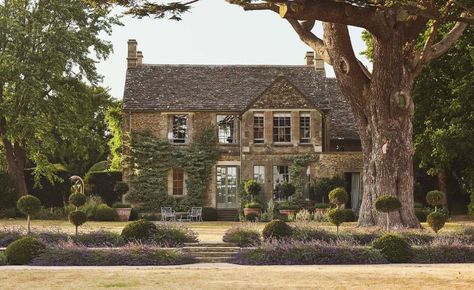 Vogue’s Guide To A Stylish Stay In The Cotswolds | British Vogue Cotswolds Hotels, Manor House Hotel, Rose Bedroom, Soho Farmhouse, Cotswold Villages, Country Hotel, Country House Hotels, Elegant Chandeliers, Quaint Village