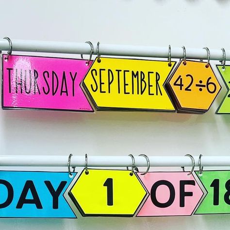 Annette | Math Resource Creation Expert on Instagram: "Could this be any more mathy?! I’m ready for day 1! 🤩The top is my hanging math calendar (yes, I have one that is the regular date with commas) 🥰 the next two are my hanging countdown! It is editable in case you have a different number of days of school. 🤓 all the math nerd vibes in one calendar! Want the link? Let me know which part you’re interested in! #middleschoolmath #mathteacher #iteachmath #mathcalendar #hangingcalendar #mathdeco Math Calendar, Teacher Calendar, Maths Day, Calendar Math, Hanging Calendar, Weekly Calendar, Yes I Have, Middle School Math, Math Teacher