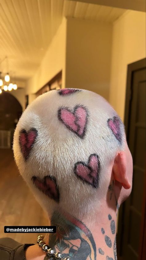 Tattoo Hairline, Hairline Tattoo, Bald Head Tattoo, Buzz Cut Styles, Hairline Tattoos, Shaved Head Designs, Scalp Tattoo, Hair Lifestyle, Short Hair Designs