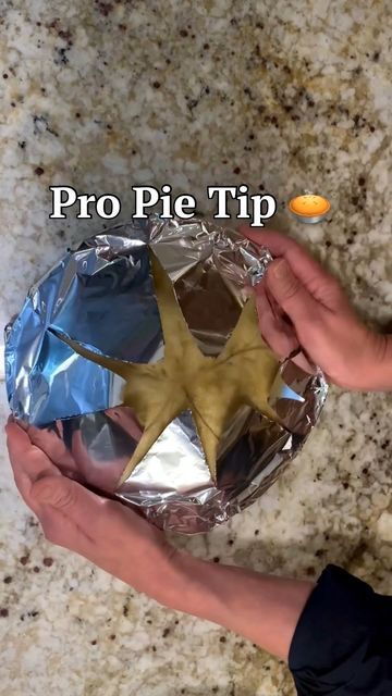 Denise Marchessault on Instagram: "Pro Pie Tip 🥧👩‍🍳   Have you ever wrestled with putting foil on a hot pie?   Before your pie goes into the oven, create a simple foil shield.   It will protect your pie’s edges—and your fingers, too!" How To Cover Pie Crust Edges With Foil, Denise Marchessault, Diy Pie, Dinner Pies, Pie Crust Edges, Pie Fillings, Instagram Pro, Baking Hacks, Pot Pies