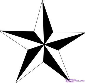 Drawing a perfectly symmetrical star can be tricky. Here is a method I discovered on my own that works every time! Anchor Stencil, Nautical Star Tattoos, Drawing Stars, Nautical Star, Star Tattoo, Drawing Tutorials For Kids, Drawing Clipart, Nautical Design, Tattoo Art Drawings