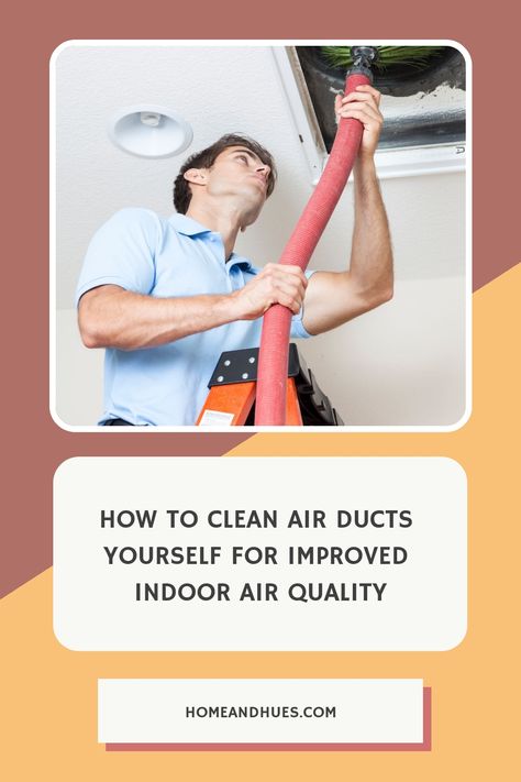 Improve indoor air quality by cleaning air ducts yourself. Learn step-by-step process, necessary tools, and maintenance tips. Clean Air Ducts, Air Ducts, Energy Saving Tips, Duct Cleaning, Cleaning Guide, Improve Indoor Air Quality, Air Duct, Indoor Air Quality, Air Quality