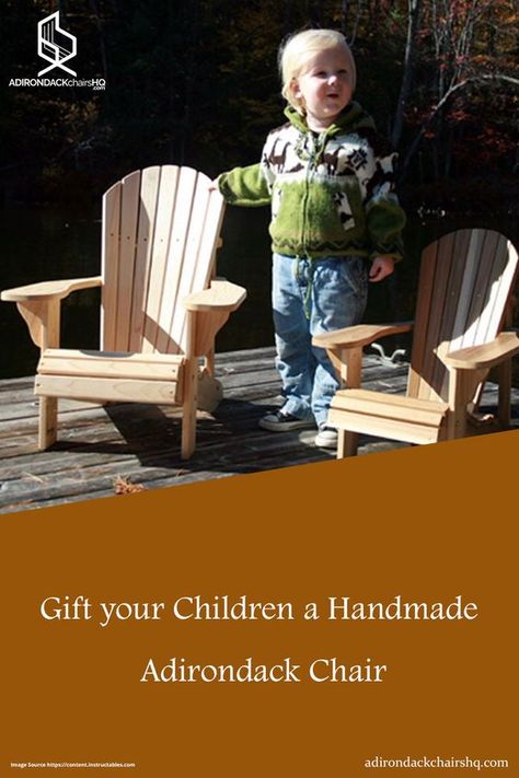 Kids Wooden Chair, Garden Chair Plans, Adirondak Chairs, Kids Adirondack Chair, Diy Chairs, Adirondack Chairs Diy, Ski Chair, Wood Chair Diy, Rocking Chair Plans