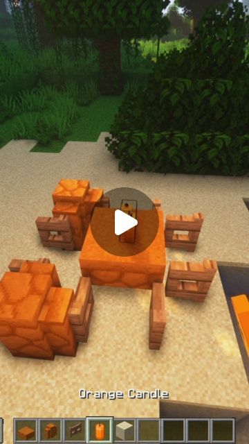 Minecraft Crab Build, Crab Minecraft, Minecraft Tips, Minecraft Memes, Minecraft Tutorial, Minecraft Buildings, Minecraft Building, Crab, Minecraft