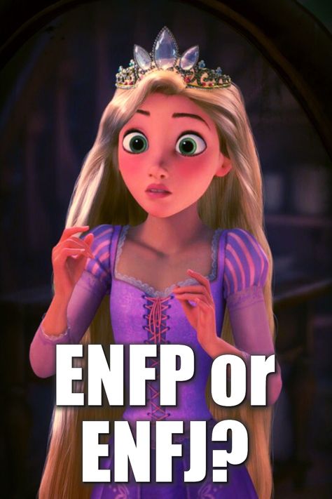 "Rapunzel from Tangled is most commonly typed as an ENFP, but we actually saw quite a few arguments for ENFJ as well. So, I’m going to treat this article like I did Mother Gothel, since Rapunzel also has a..." Rapunzel Personality, Tv Characters, Personality Types, Rapunzel, Tangled, Movie Tv