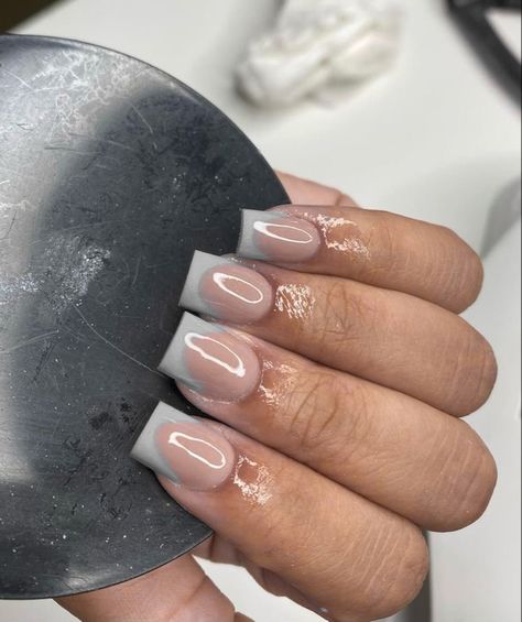 Work Nails, French Tip Acrylic Nails, Her Nails, Dope Nail Designs, Simple Acrylic Nails, Short Square Acrylic Nails, Exotic Nails, Acrylic Nails Coffin Pink, Acrylic Nails Coffin Short