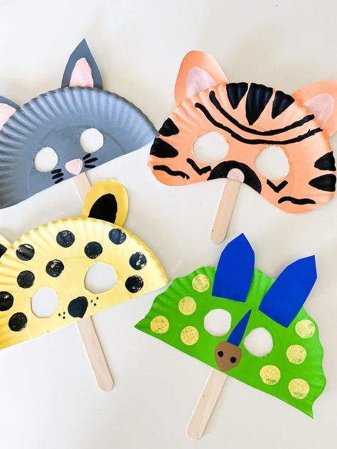 20 Paper Plate Crafts for Kids (2023) - ABCDee Learning Easy Animal Crafts, Paper Plate Masks, Plate Crafts For Kids, Carton Diy, Animal Plates, Turtle Crafts, Insect Crafts, Paper Plate Crafts For Kids, Holiday Program