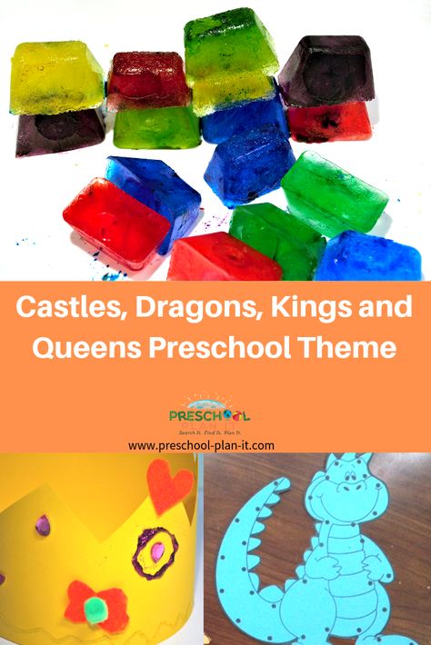 Purim Preschool, Theme For Preschool, Fairy Tales Preschool, Theme Preschool, Preschool Planning, Summer Preschool, Dragon Crafts, Kings And Queens, Horse Crafts