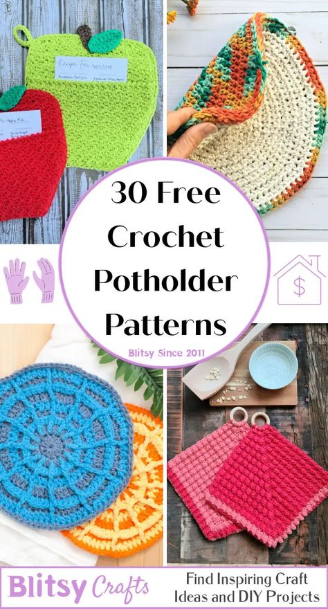 Crochet Pot Holders Pattern, Crochet Potholders Free Patterns Pot Holders Hot Pads, Crochet Round Potholders Free Patterns, Crochet Pot Holders Free Pattern Easy Hot Pads, Interesting Crochet Patterns, Pot Holder Crochet Pattern Free, Crochet Pot Holders Free Pattern Easy, Easy Crochet Potholders Free Pattern, Potholder Crochet Pattern Free