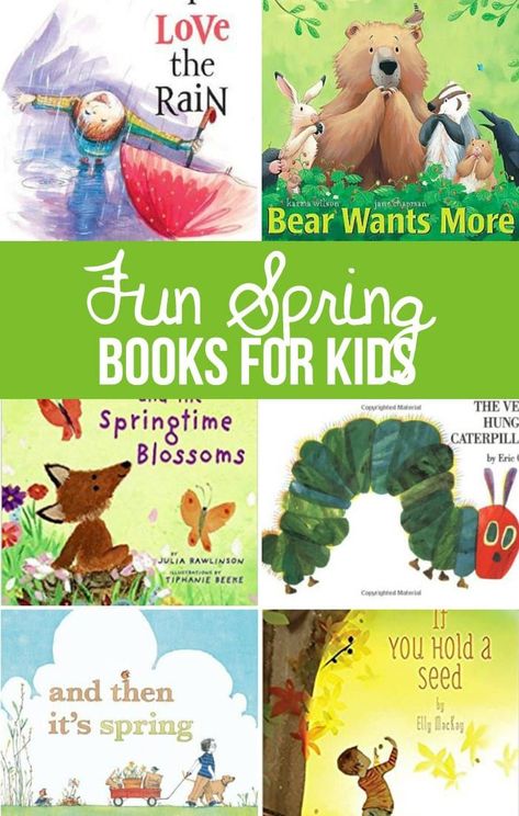 Hello March, I've been looking forward to you and the spring weather that should be arriving soon. Let's get ready with a list of fun spring books for kids that will get your kids ready for spring. Add some great spring activities to get your kids excited about spring and new beginnings and make this a whole unit study.  #spring #reading #books #homeschool Spring Reading, Books Fiction, Spring Classroom, Hello March, Toddler Coloring Book, Spring Books, Spring Coloring Pages, Spring Preschool, Spring Fun