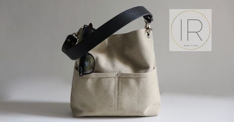 Products Tas Denim, Canvas Bucket Bag, Canvas Bag Design, Hobo Tote Bag, Canvas Leather Bag, Fabric Bags, Crossbody Tote, Sand Color, Everyday Bag