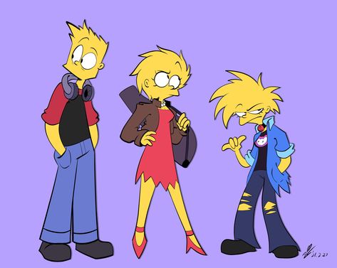 Areg S. on Twitter: "My take on the Simp kids grown up!… " Simpsons Drawings, Simpsons Art, Swag Art, Cartoon Crossovers, Cute Art Styles, The Simpsons, Cartoon Shows, Disney Fan Art, Art Inspiration Drawing