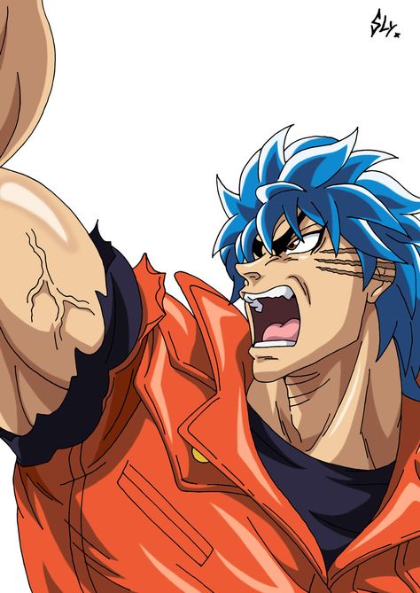 Toriko Anime, Manga Drawing, Blue Hair, Digital Art, Deviantart, Drawings, Anime, Hair, Blue