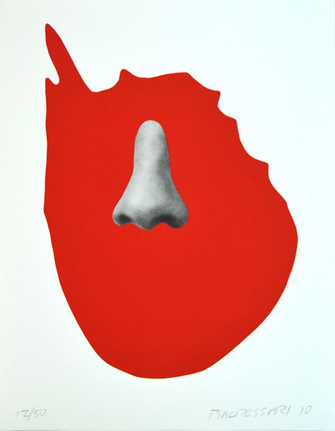 Collage Surrealism, Red Artwork, John Baldessari, Pop Art Movement, Conceptual Artist, Red Art, Contemporary Artist, Elements Of Art, Artistic Photography