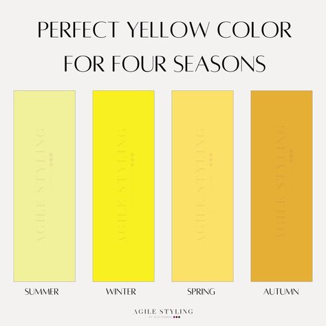 Julia Dobkine (@agile_styling) • Instagram photos and videos Deep Winter, Every Color, The Rainbow, Yellow Dress, Unique Colors, Warm Light, Color Choices, Four Seasons, Rainbow Colors