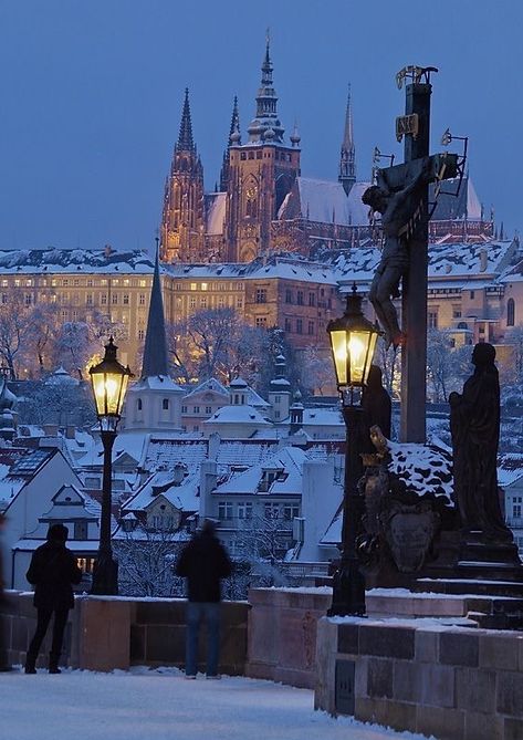 Prague Winter, Prague Christmas, Charles Bridge, Prague Castle, Prague Czech Republic, Winter Scenery, City Photography, Close Image, Dream Destinations