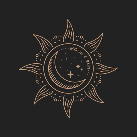 Sol And Luna, Sol Logo, Save Water Drawing, Tatoo 3d, Luna Tattoo, Itachi Mangekyou Sharingan, Moon Vector, Moon Icon, The Sun And Moon