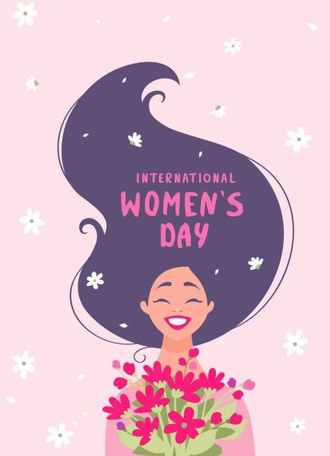 150 Happy International Women's Day Images  #HappyWomen'sDay happy 7 8 March Ideas, Happy Girl Day, 8 March Illustration, Happy 8 March, Happy Womens Day Quotes, Happy Girls Day, Women's Day 8 March, 8th March, Happy Woman Day