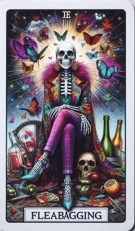 Skeleton Swag, Skull Portrait, Tarot Card Artwork, Skeleton Tarot, Unique Walking Sticks, Unique Tarot Cards, Sugar Skull Artwork, Card Artwork, All Tarot Cards