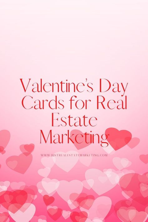 Surprise your real estate or business clients by sending them a Valentine's Day card or gift.  #valentines #valentinesdaycard #happyvalentinesday #clientgifts #clientcards #business #smallbusiness #realestateagent #realestateagentmarketing #realtormarketing #realtor #valentinesdaycards #valentinesdaygiftcards #realestatemarketing #justrealestatemarketing #luxuryrealestate #luxuryrealestatemarketing #realtorpopby #popbygifts #realestateagentpopby Valentines Day Real Estate Marketing, Realtor Valentines Day Marketing, Real Estate Valentines Day, Real Estate Valentines, Luxury Real Estate Marketing, Real Estate Agent Marketing, Diy Valentines Cards, Valentine Messages, Real Estate Ads