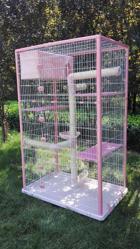 Cat Cages Indoor, Diy Cat Enclosure, Hamsters As Pets, Cages For Sale, Indoor Dog House, Cat Cage, Cat Pen, Cat Patio, Cat Cages