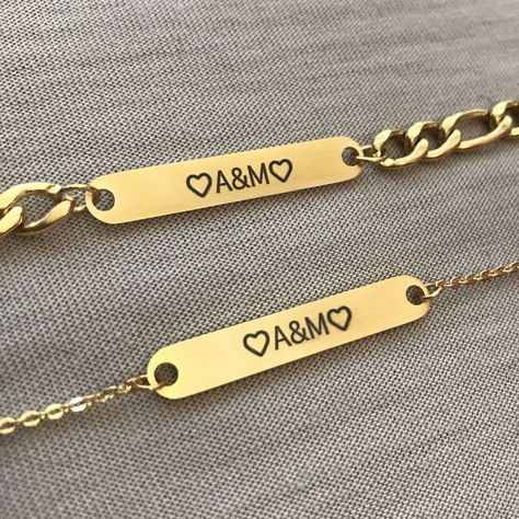 Matching Chains For Couples, Cincin Diy, Simpul Pita, Glamouröse Outfits, Girlfriend Anniversary Gifts, Bf Gifts, Creative Gifts For Boyfriend, Cute Couple Gifts