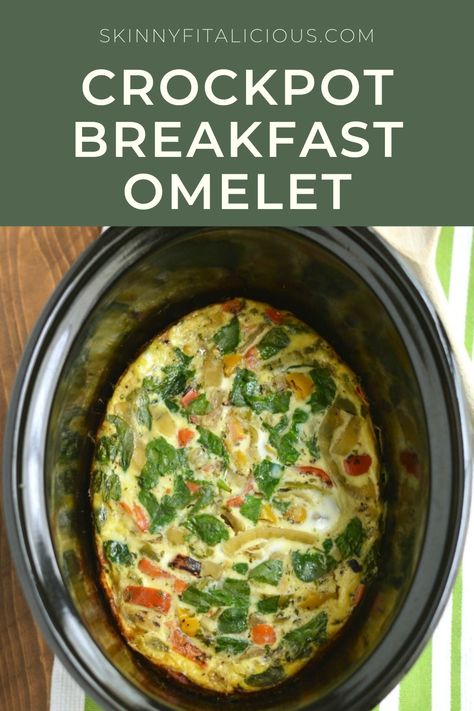 Keto Crockpot Breakfast Recipes, Eggs Crockpot Breakfast, Crockpot Egg Recipes, Overnight Breakfast Casserole Crockpot Healthy, Slow Cooker Frittata Recipes, Crockpot Omelet Casserole, Healthy Crockpot Breakfast Recipes, Egg Crockpot Recipes, Slow Cooker Egg Casserole