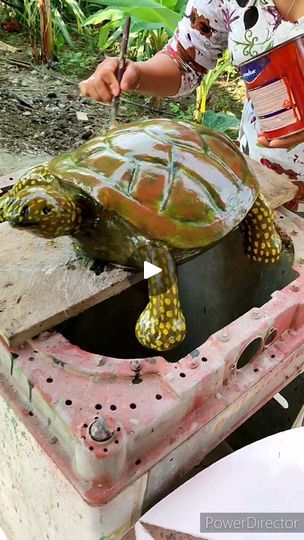 HICE UNA TORTUGA 🐢 PARA MÍ JARDÍN 🌷🌹 ASÍ ME QUEDO// | Como hacer!! Una tortuga 🐢 Con materiales reciclados ⭐ | By El Diario de YeliFacebook