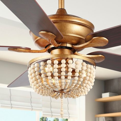 Lighted Ceiling Fans, Antique Ceiling Fans, Chrome Ceiling Fan, Gold Ceiling Fan, Chandelier Ceiling Fan, Cozy Bedrooms, Farmhouse Ceiling Fan, Painting Light, Bohemian Rustic