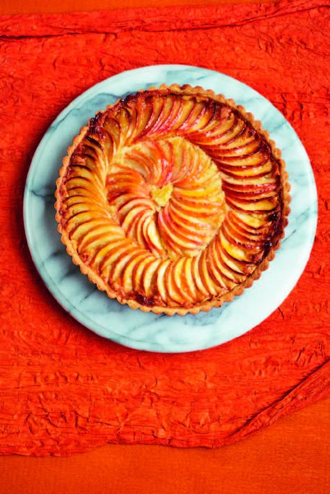 Crunchy Biscuits, Prue Leith, Apple Tart Recipe, Red Desserts, Pink Peppercorn, Toffee Apple, Eden Project, British Baking, Apple Tart