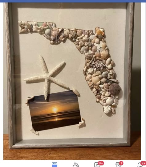 Seashell Holder Ideas, Seashell Display Ideas Shadow Box Shell Art, What To Do With Shells From Vacation, Shadow Box Shell Display, Shell Keepsake Ideas, How To Display Seashell Collection, Sea Shell Storage Ideas, Sand And Seashell Crafts, Sea Shell Display Ideas Diy