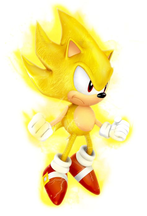 Classic Super Sonic Dimensional Render by Nibroc-Rock on DeviantArt Golden Sonic, Sonic The Hedgehog Coloring, Charlie Brown Wallpaper, Sonic Birthday Parties, New Year Coloring Pages, Game Sonic, Sonic Birthday, Classic Sonic, Sonic Heroes