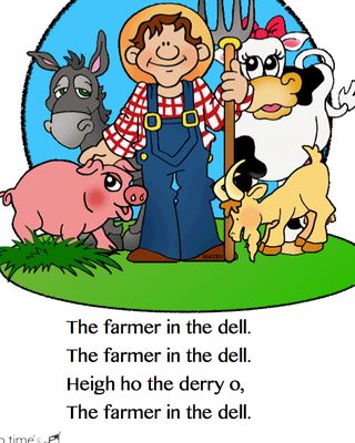 Farmer in the Dell The Farmer In The Dell, Farmer In The Dell, Smartboard Activities, Music Tones, Classroom Songs, Classroom Materials, Folk Songs, Teacher Notebook, Time Games