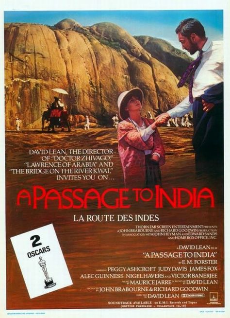 A PASSAGE TO INDIA A Passage To India Movie, Projector Room, A Passage To India, David Lean, Alec Guinness, Dr Zhivago, Lawrence Of Arabia, Film Poster, Great Films